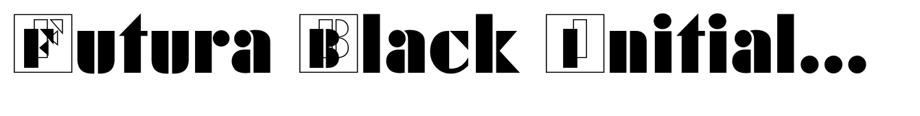 Futura Black Initials Standard (D)